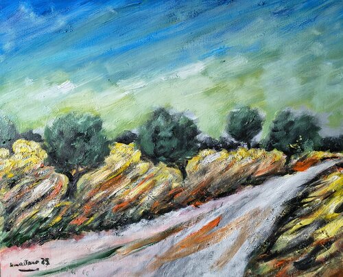 Risveglio in campagna by Enzo Martano, Painting for Sale on Select