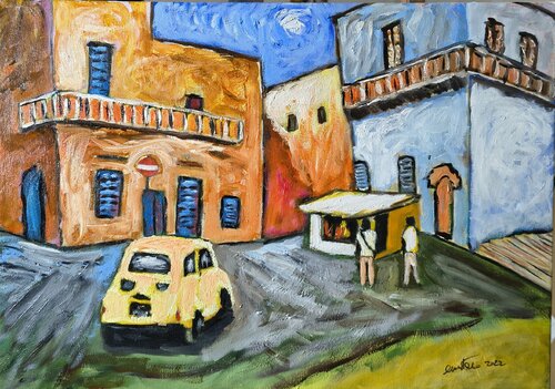 Luci a Otranto by Enzo Martano, Painting for Sale on Select