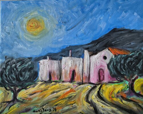 Luce di mezzogiorno by Enzo Martano, Painting for Sale on Select