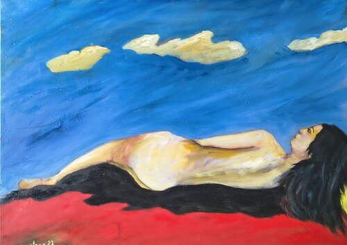 Il sogno della testa by Enzo Martano, Painting for Sale on Select