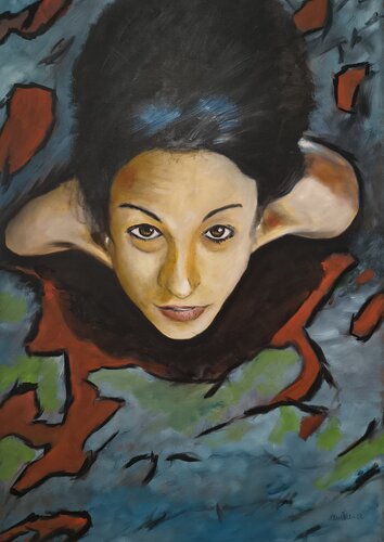 L'anima nell'acqua by Enzo Martano, Painting for Sale on Select