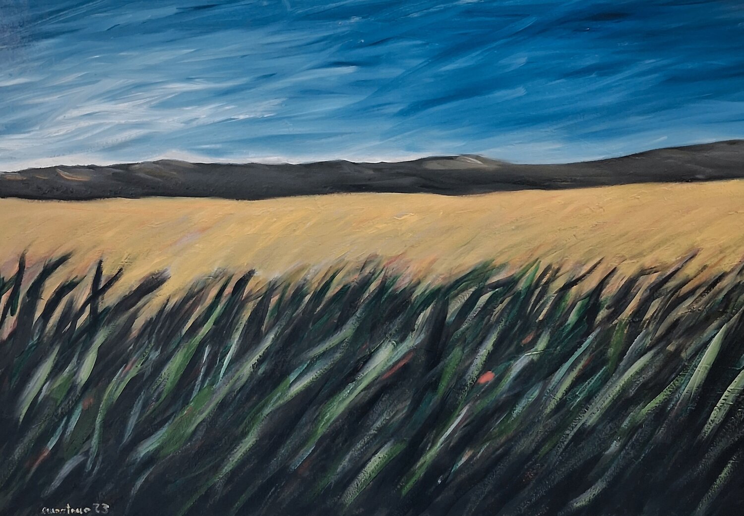 Sotto il cielo d'estate Enzo Martano Original painting for sale