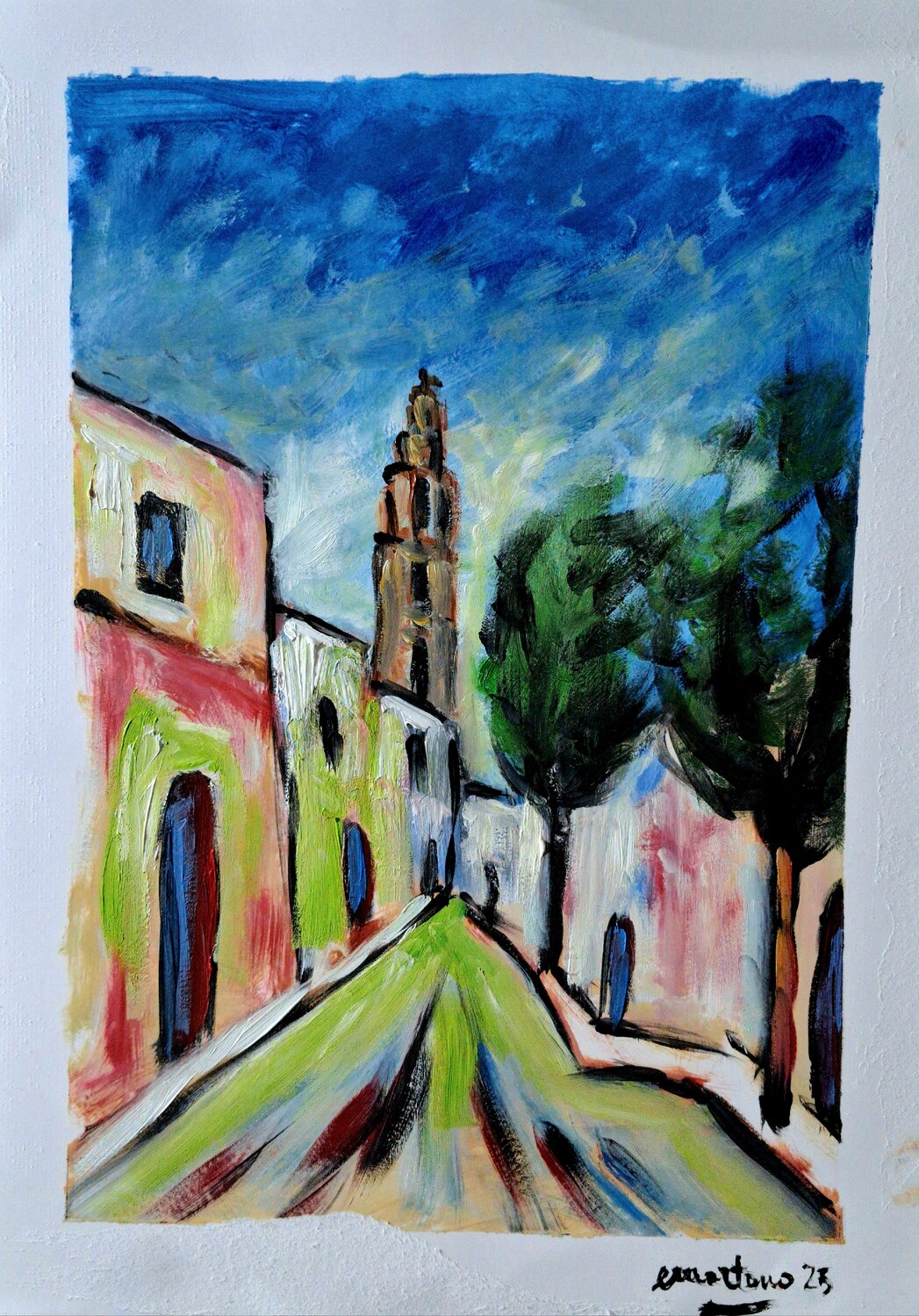 Il respiro del mattino Enzo Martano Original painting for sale