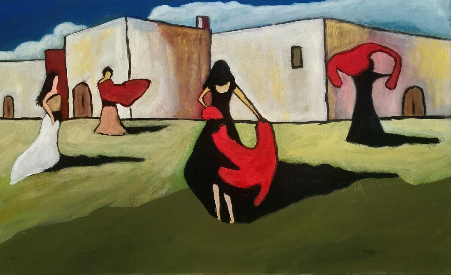 Il ritmo della terra Enzo Martano Original painting for sale