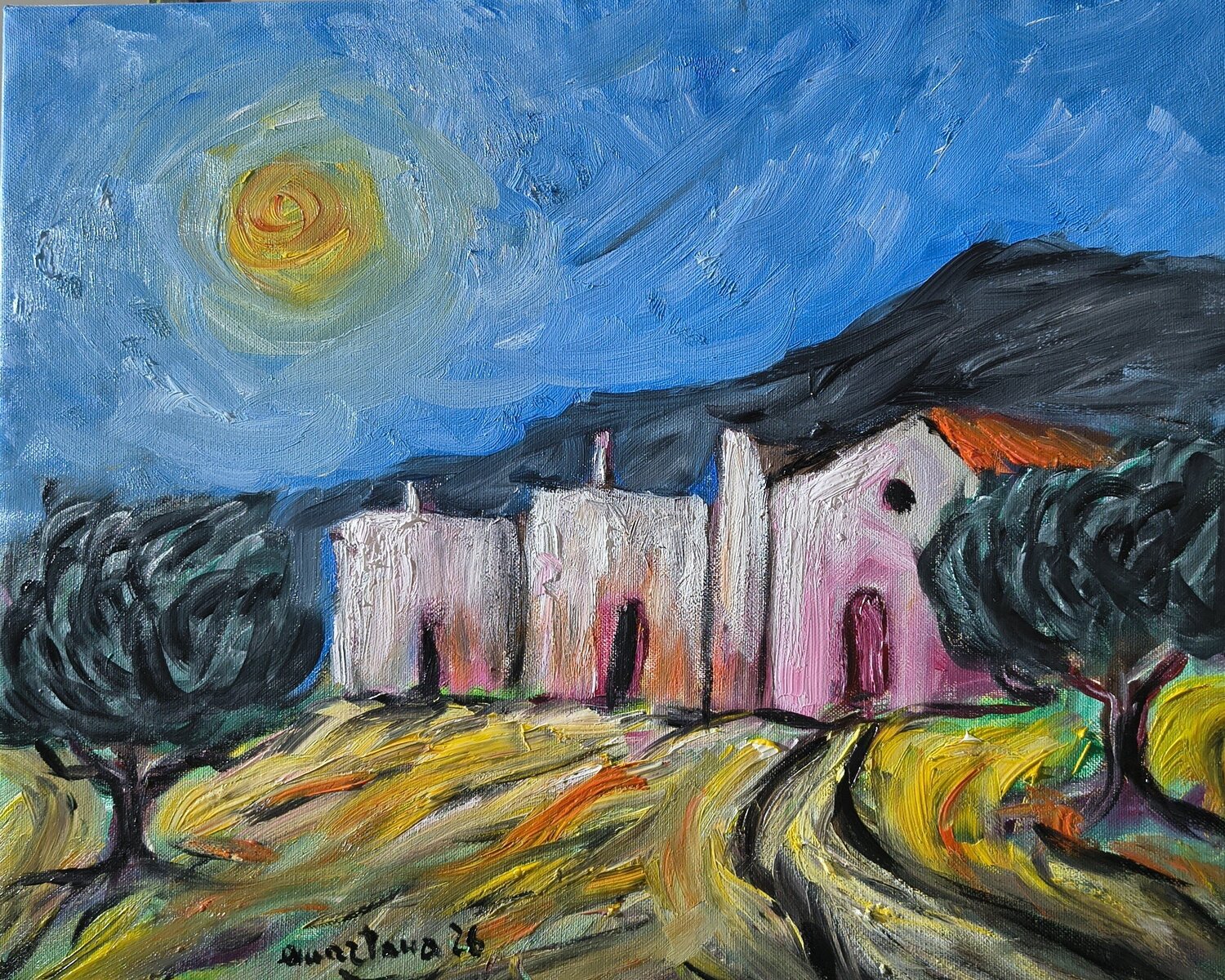Luce di mezzogiorno Enzo Martano Original painting for sale