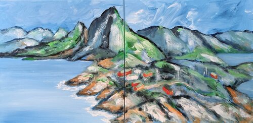 Fresh breeze / Morning wind / Gentle lapping by Kaithya Huc, Painting for Sale on Select