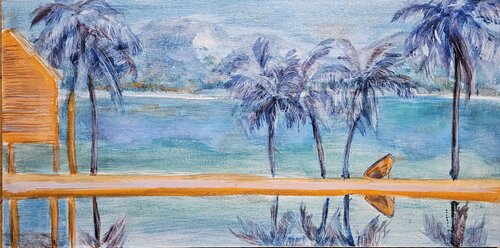 Montée des eaux by Kaithya Huc, Painting for Sale on Select