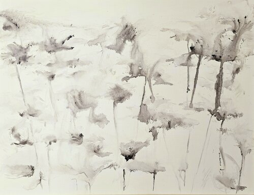 Exubérance végétale / Sauvage et libre / Jeu avec le vent taquin by Kaithya Huc, Painting for Sale on Select