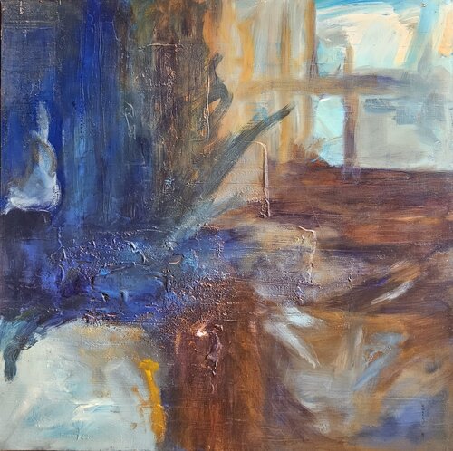 Par la fenêtre / Laisser ses cicatrices / La vie fait la roue by Kaithya Huc, Painting for Sale on Select