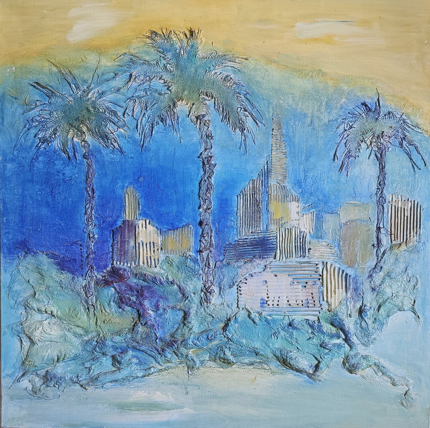 Hospitalité Kaithya Huc Original painting for sale