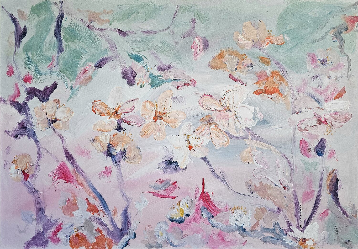 Flore Flora Florae Kaithya Huc Original painting for sale