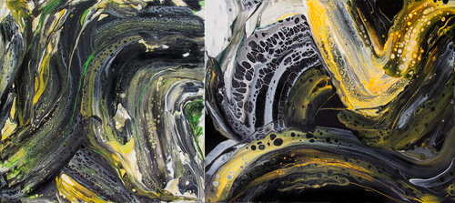 Emotions. Abstraction by Svetlana Saratova, Painting for Sale on Select