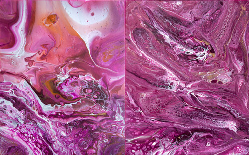 Pink Energie der Farbe. Abstraction. by Svetlana Saratova, Painting for Sale on Select