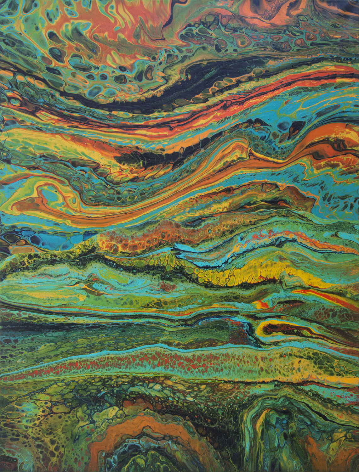 Sea wave and sun Svetlana Saratova Original painting for sale