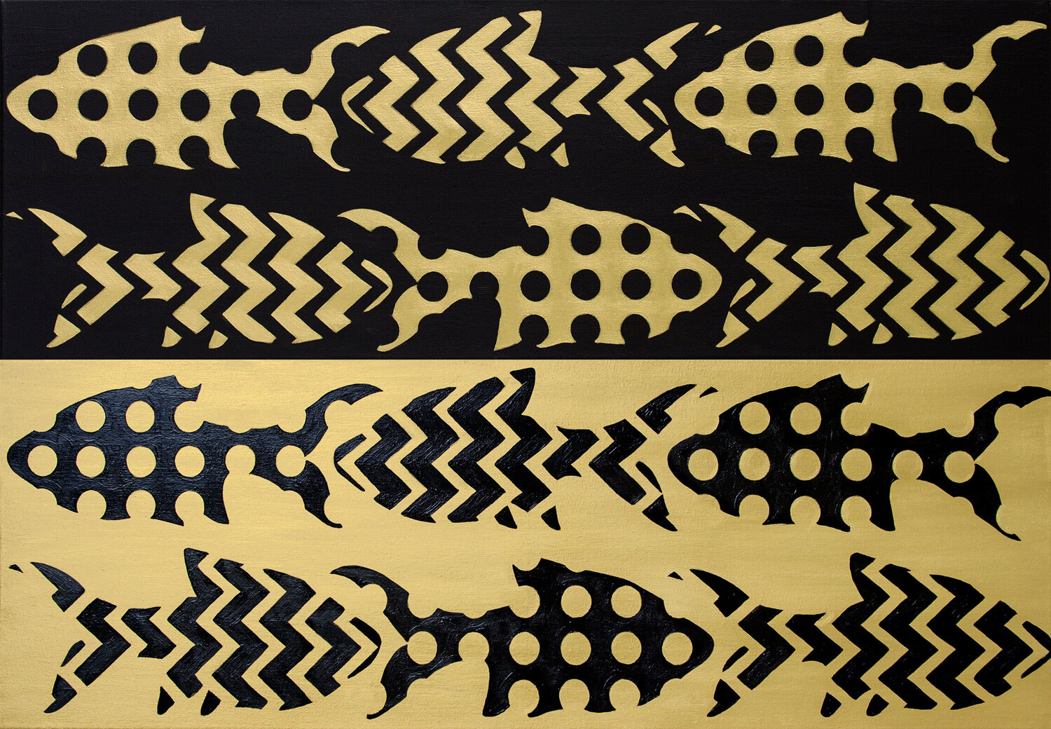 Goldfish. Diptych Svetlana Saratova Original painting for sale