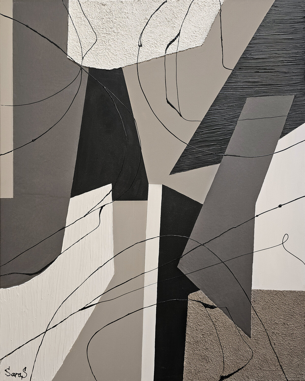 The Assembled Whole. No 5 Svetlana Saratova Original painting for sale