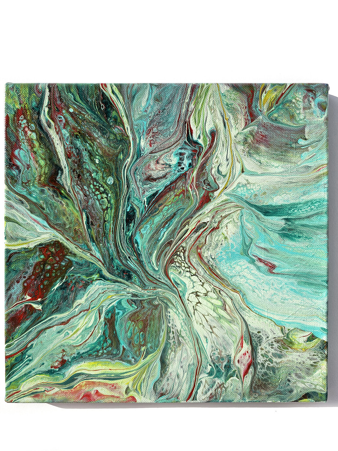 Blue spill, abstraction 2 Svetlana Saratova Original painting for sale