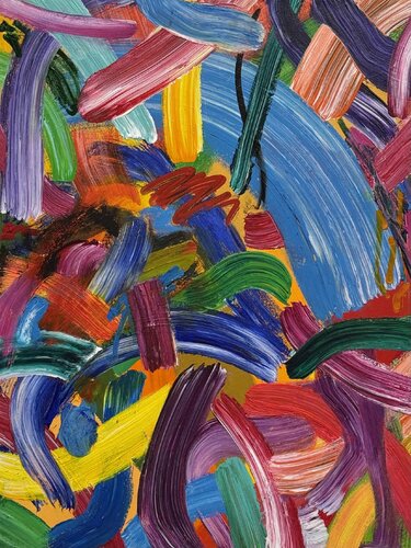 Continuous Basis by Pablo Contrisciani, Painting for Sale on Select