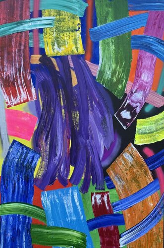 El vientre de la madre Divina / The Divine Mother’s Belly by Pablo Contrisciani, Painting for Sale on Select