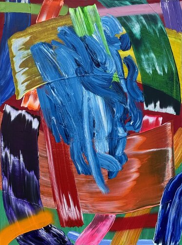 Sukhavati (Place of Bliss) by Pablo Contrisciani, Painting for Sale on Select