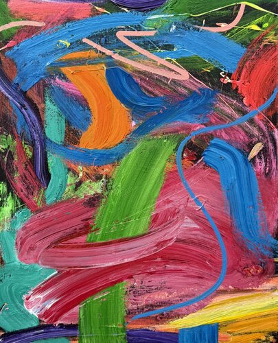 What you desire, desires You by Pablo Contrisciani, Painting for Sale on Select