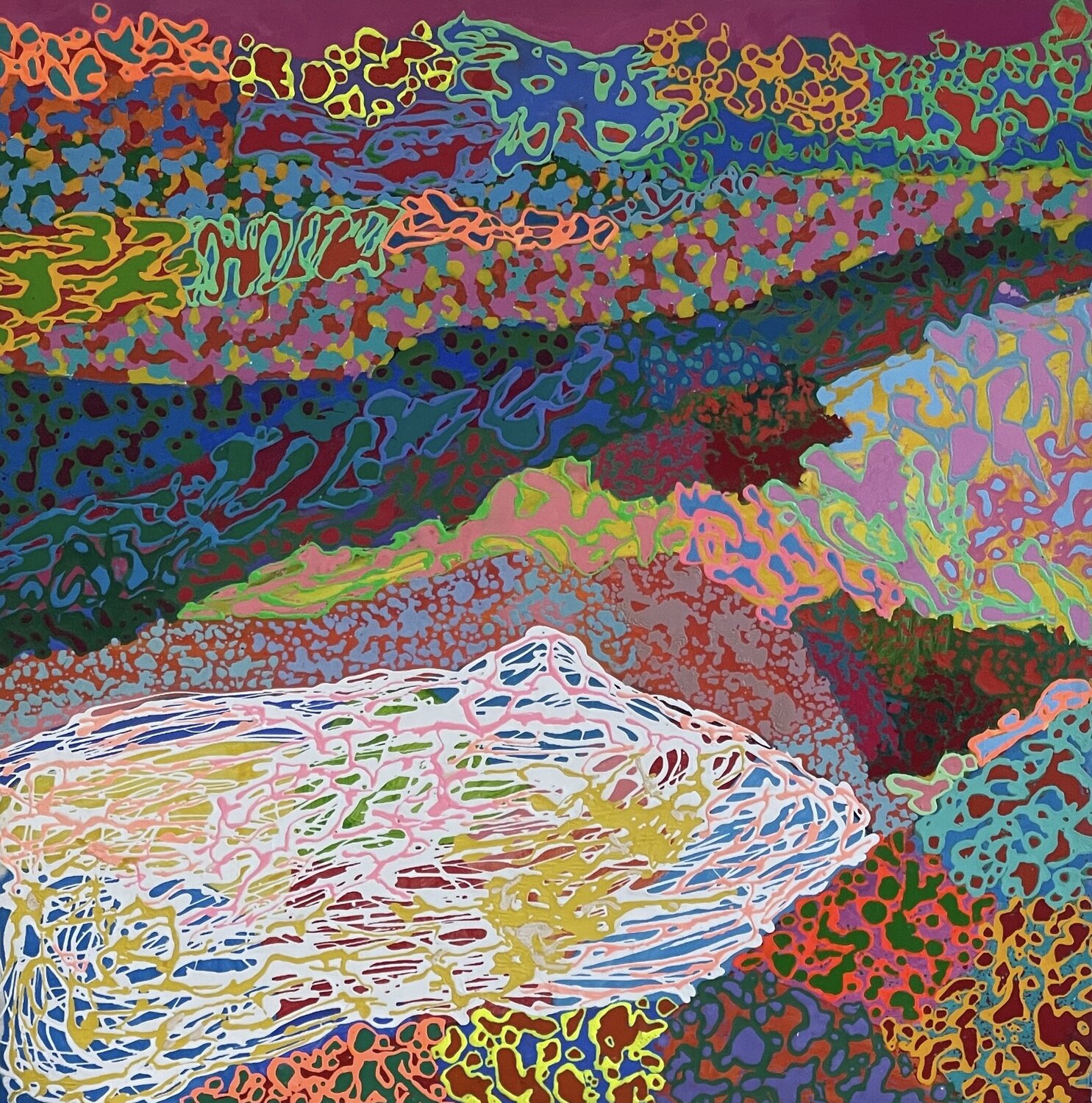 The Withe Lake Pablo Contrisciani Original painting for sale
