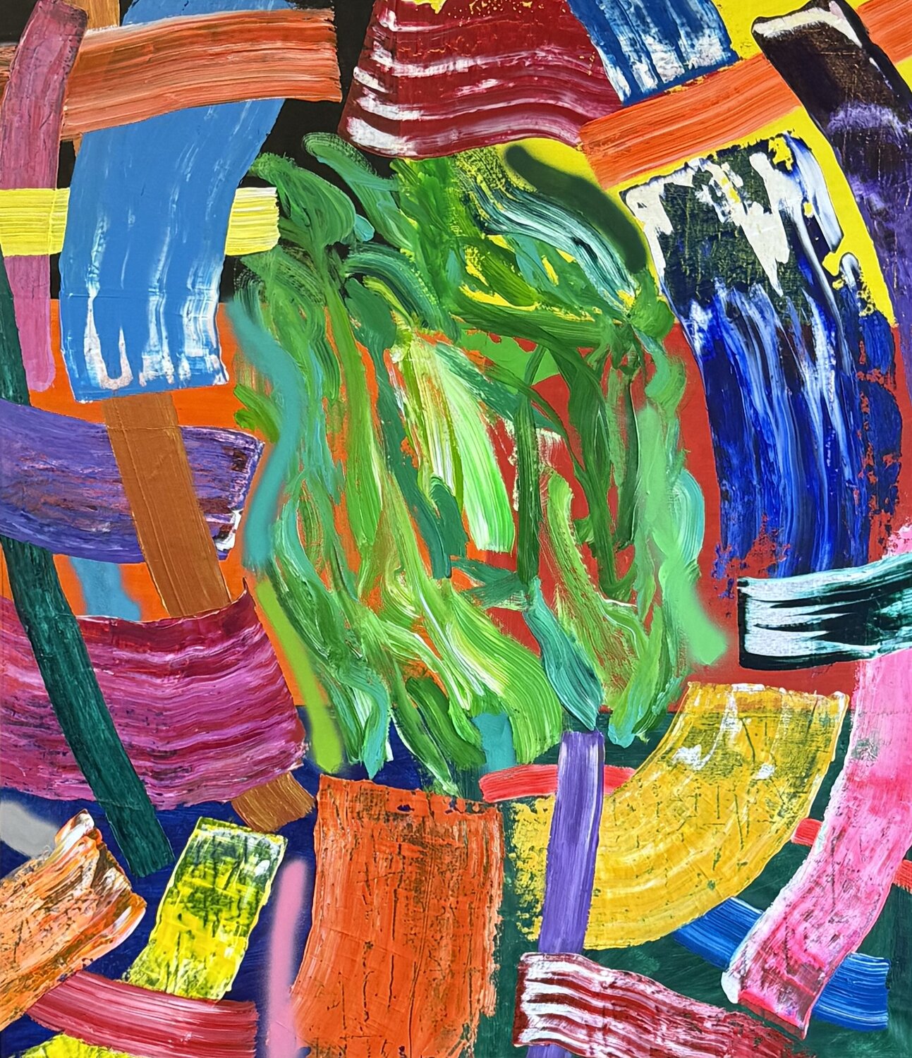 The Secret Nature of Color is Virtuous Pablo Contrisciani Original painting for sale