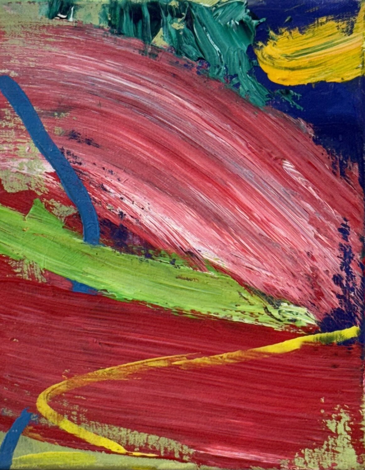 Glimpse II Pablo Contrisciani Original painting for sale