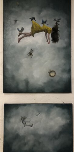 A Dream is a Wish your Heart Makes by Behnaz Larsen, Painting for Sale on Select