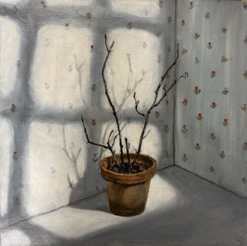 Abandoned by Behnaz Larsen, Painting for Sale on Select