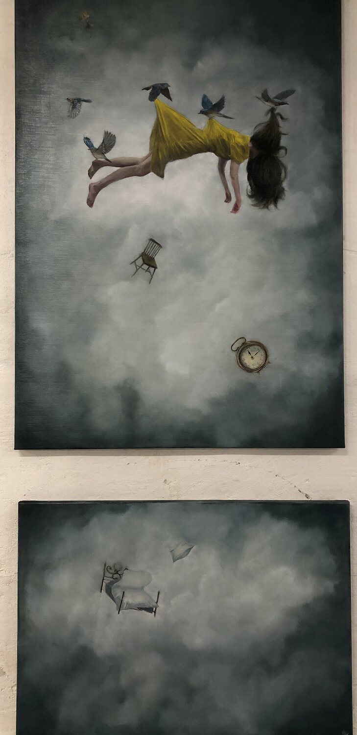 A Dream is a Wish your Heart Makes Behnaz Larsen Original painting for sale