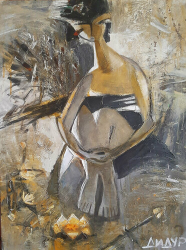 Frog 1 by Galya Didur, Painting for Sale on Select