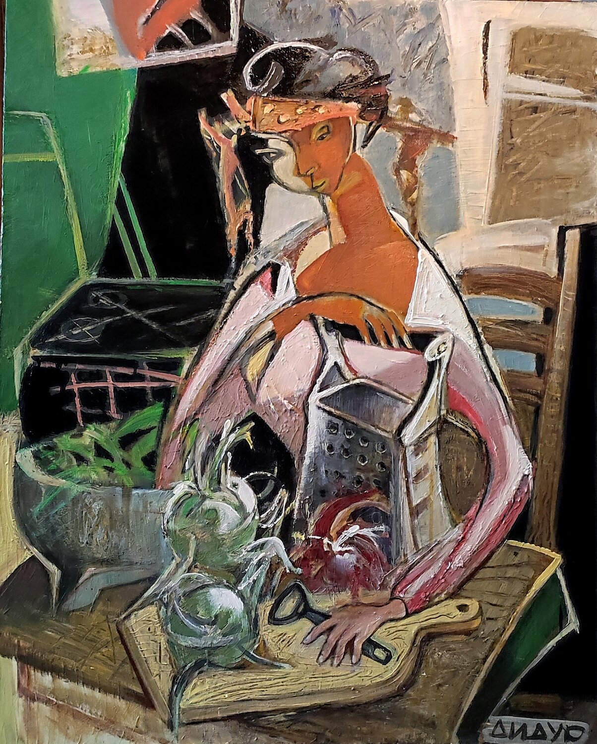 Kohlrabi Galya Didur Original painting for sale