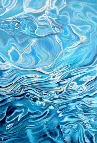 Riflessi di acqua by Viktoriya Filipchenko, Painting for Sale on Select