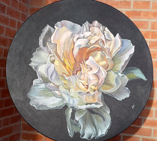 Peonia Grande. by Viktoriya Filipchenko, Painting for Sale on Select