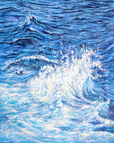 Onda. by Viktoriya Filipchenko, Painting for Sale on Select