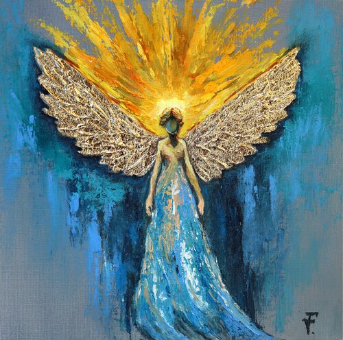 L'Angelo. by Viktoriya Filipchenko, Painting for Sale on Select