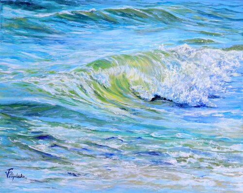 Onda. by Viktoriya Filipchenko, Painting for Sale on Select