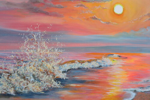 Il Tramonto. by Viktoriya Filipchenko, Painting for Sale on Select