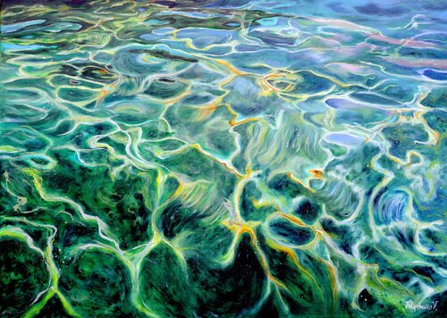 L'acqua profonda. by Viktoriya Filipchenko, Painting for Sale on Select