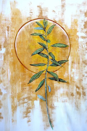 Ramo d'ulivo. by Viktoriya Filipchenko, Painting for Sale on Select