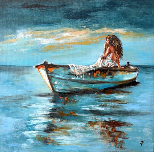 Nel silenzio. by Viktoriya Filipchenko, Painting for Sale on Select