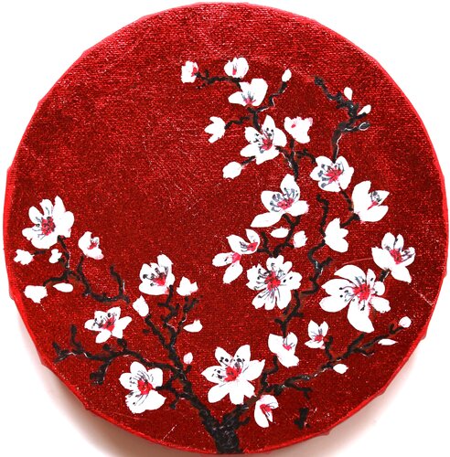 Sakura. by Viktoriya Filipchenko, Painting for Sale on Select