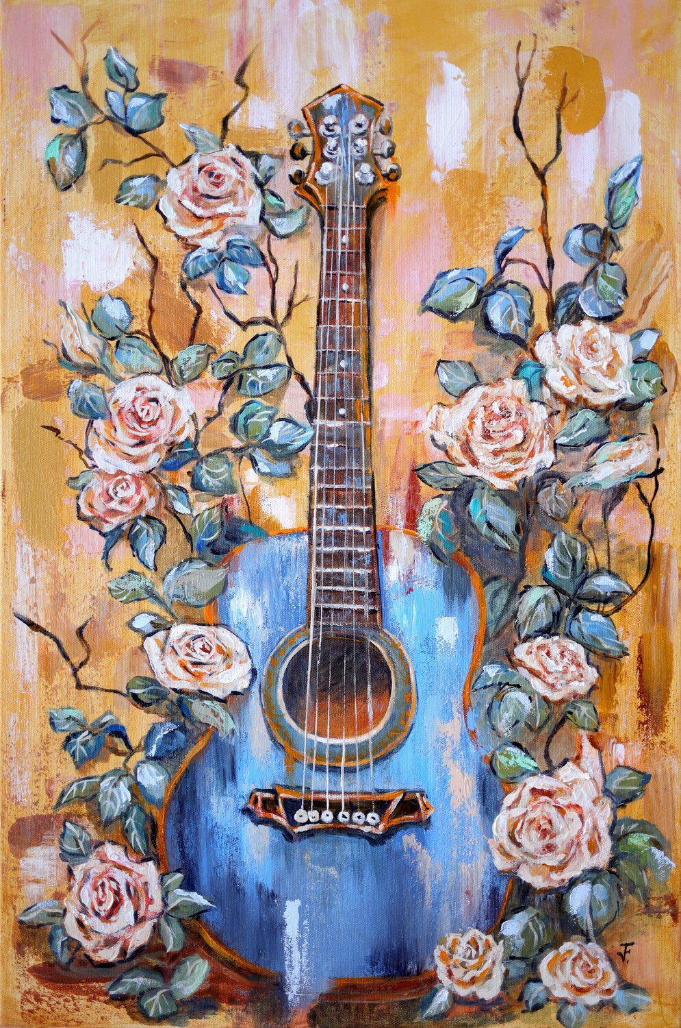 La bellezza della musica. Viktoriya Filipchenko Original painting for sale