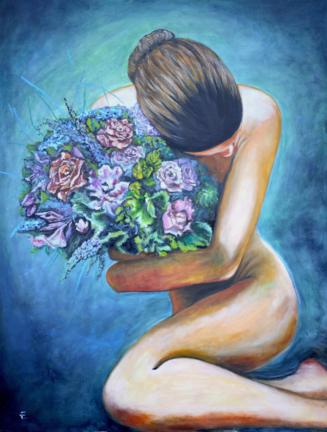 La Tenerezza Viktoriya Filipchenko Original painting for sale