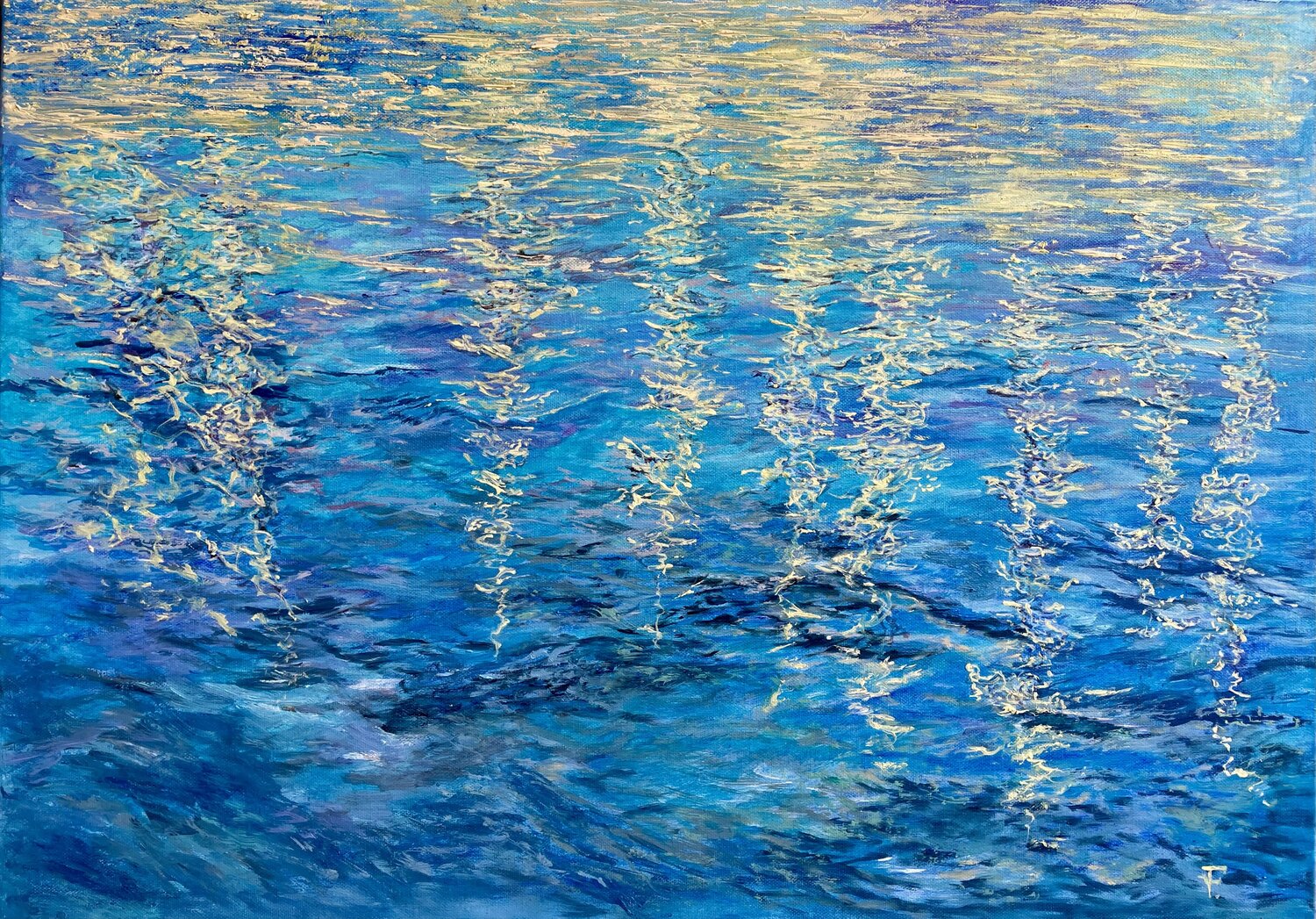 Riflessi nel acqua. Viktoriya Filipchenko Original painting for sale
