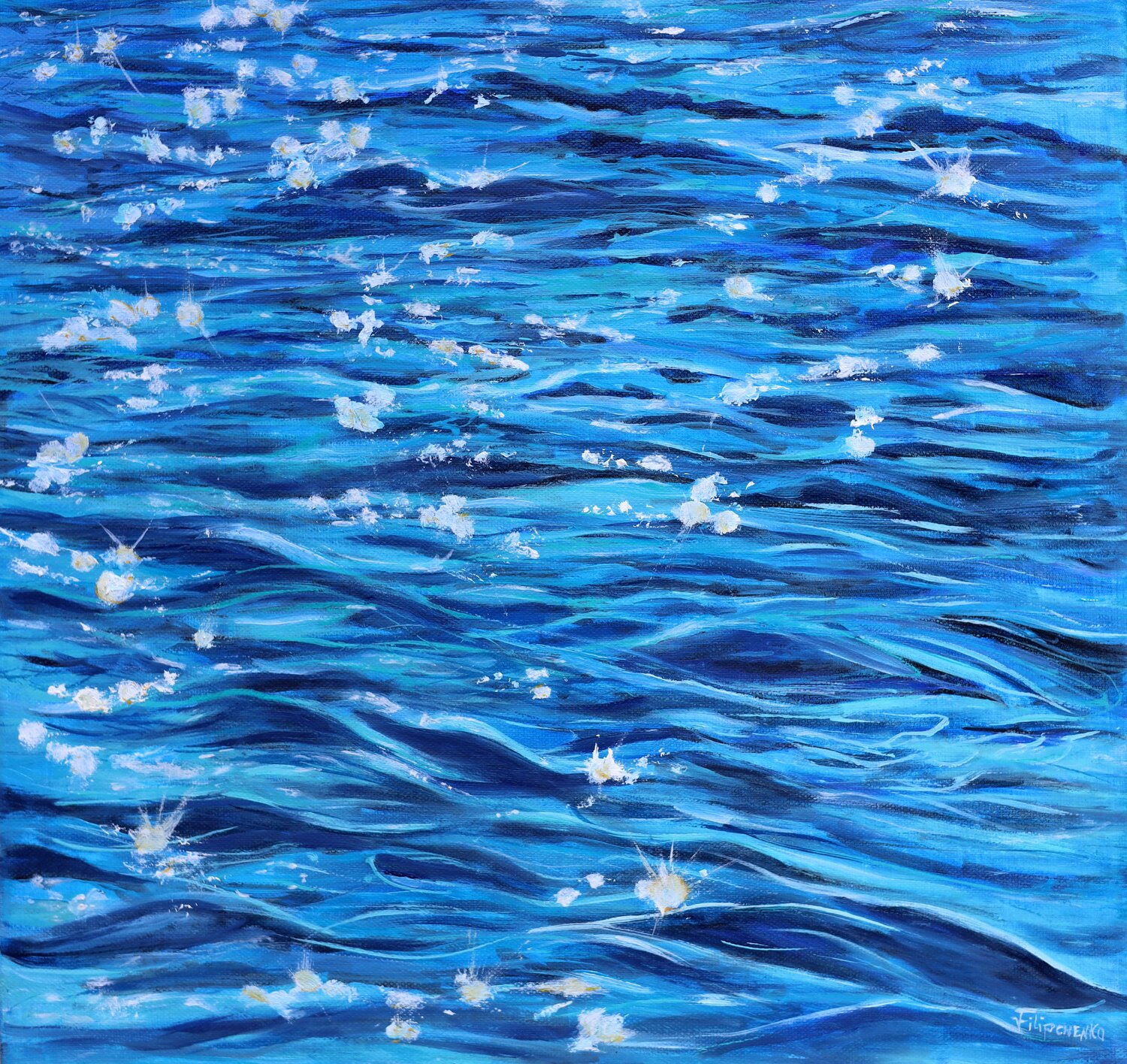 Acqua del mare. Viktoriya Filipchenko Original painting for sale