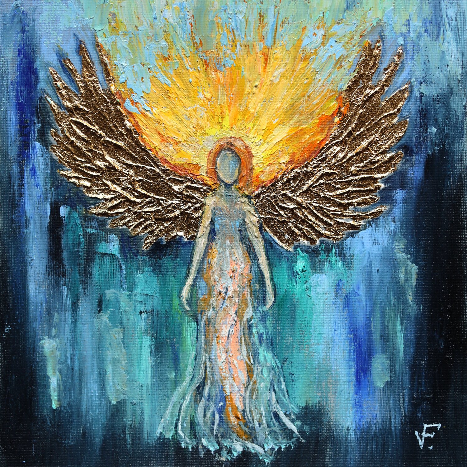 L'Angelo. Viktoriya Filipchenko Original painting for sale