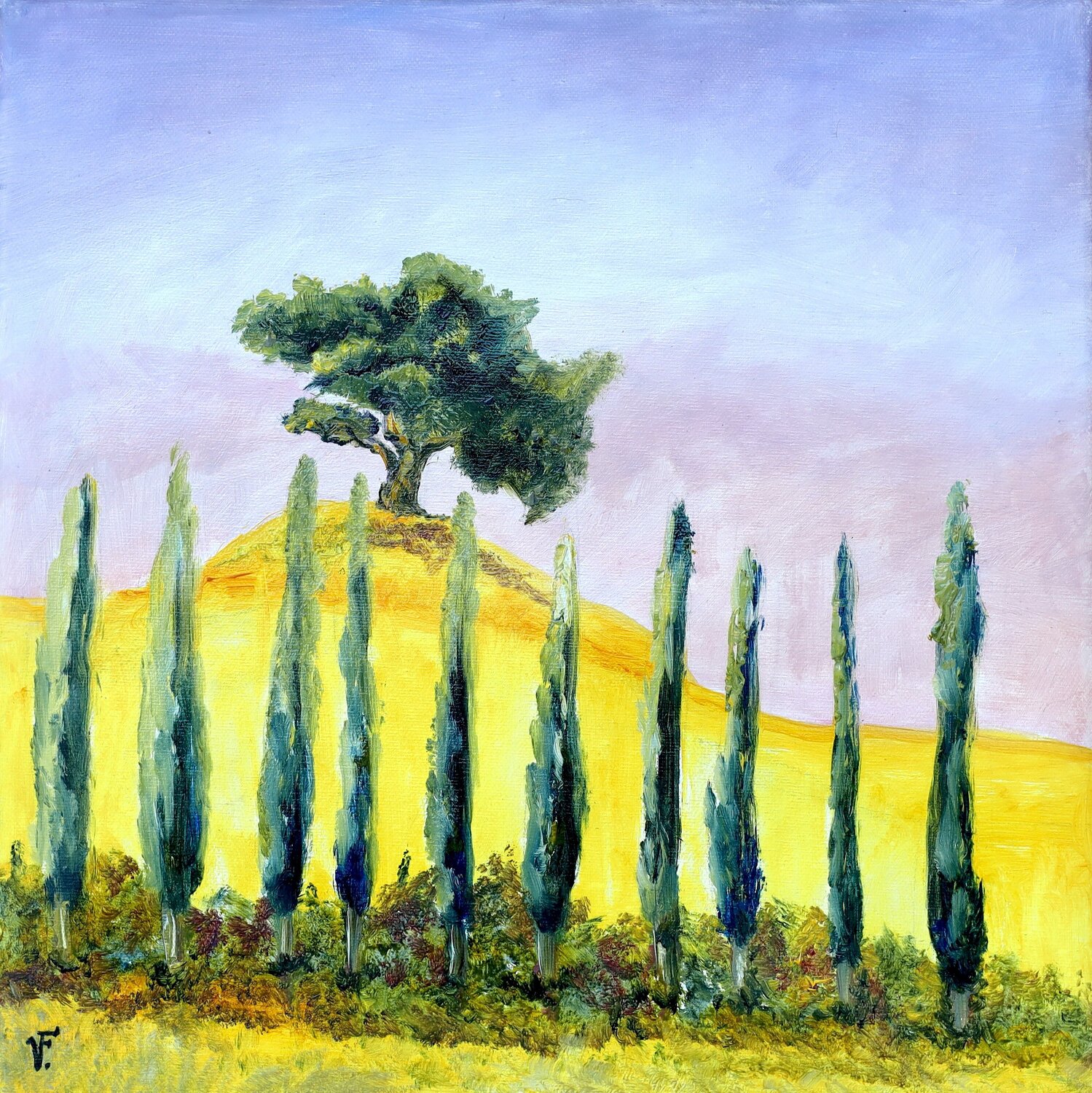 Paesaggio Toscano. Viktoriya Filipchenko Original painting for sale