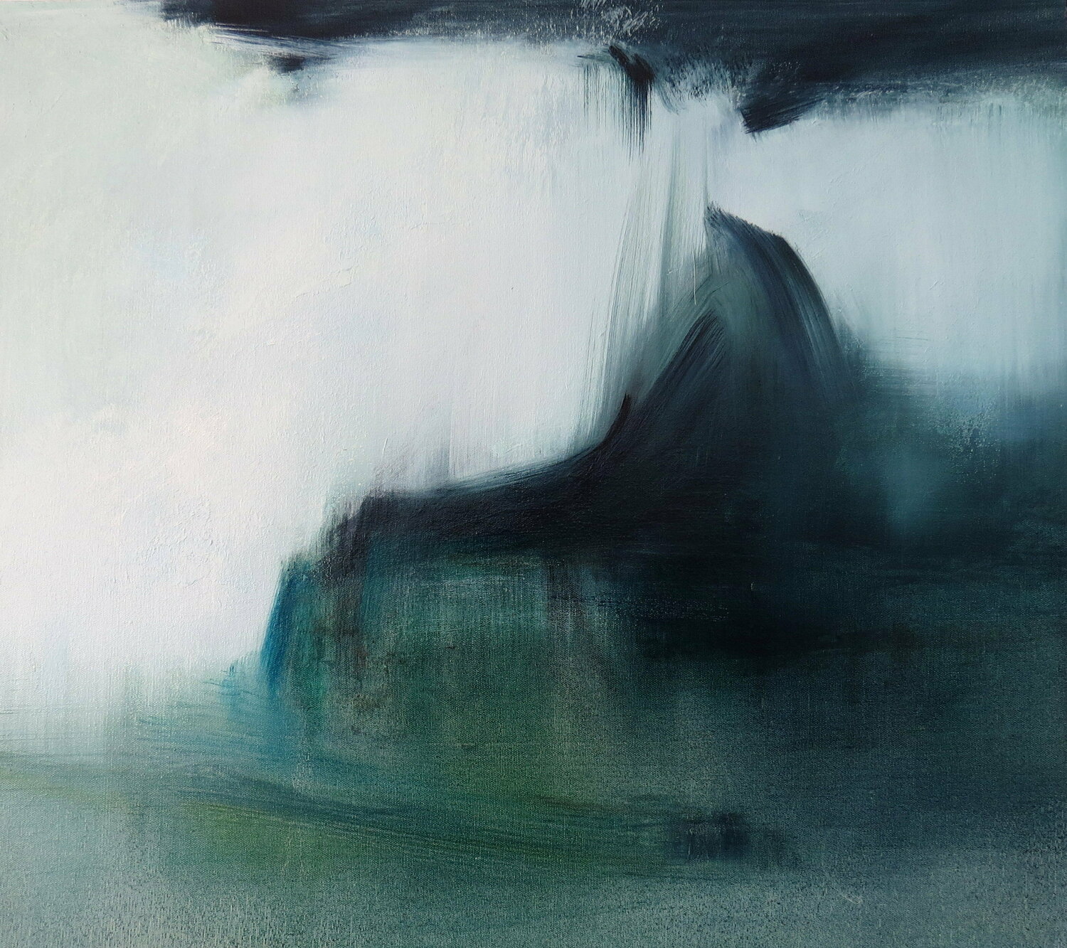 Held by the wave Marianne Gabriel Original painting for sale